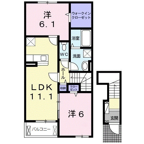 【間取り】 | クラール曽屋　Ⅱ