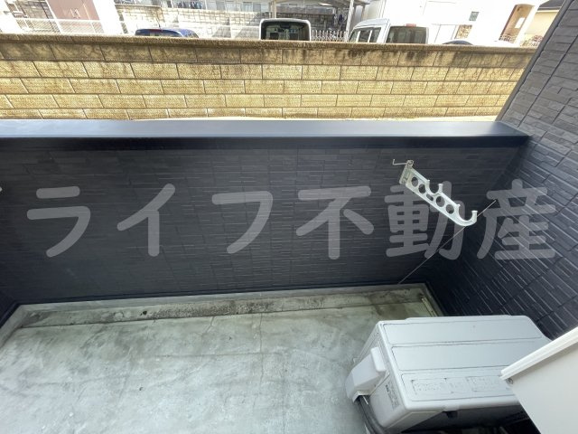 Iotアパートメント徳庵のバルコニー|陽当たり良好なバルコニーです
