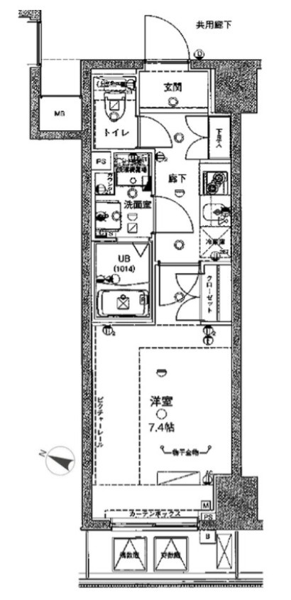 GENOVIA板橋本町駅前green veilの間取り|間取り