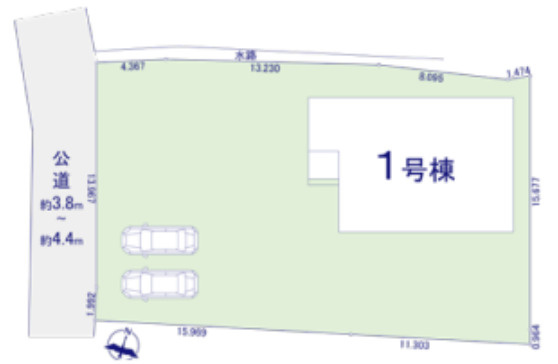 つくば市栗原　1期　新築戸建ての区画図|区画図です♪