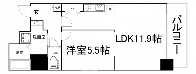 【間取り】 | レオンコンフォート本町東