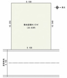 八尾市南木の本二丁目　建築条件付き売地の画像