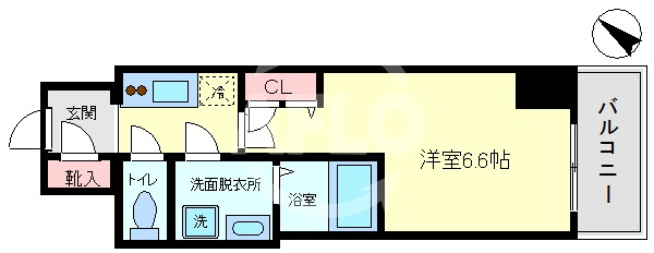 レジュールアッシュTAISHO　LEGANTの間取り|レジュールアッシュTAISHO　LEGANT　間取り