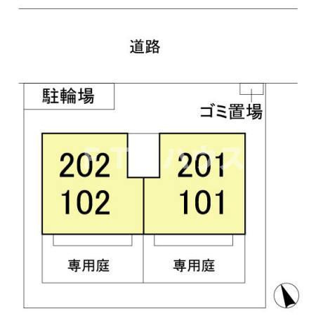 フレーズ菅野の区画図