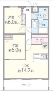 サンヴィラ24の間取り|※間取りが現況と異なる場合は現況を優先します※
