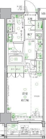 クレヴィスタ板橋西台Ⅱ【おとり物件なし】#学生・社会人にオススメ！初期費用分割払いOK！の間取り