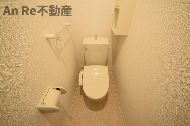 川口市大字藤兵衛新田のアパートのトイレ