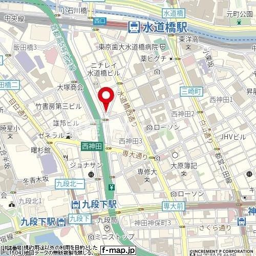 アーバイル九段下ミッドシティ【おとり物件なし】#学生・社会人にオススメ！初期費用分割払いOK！の地図