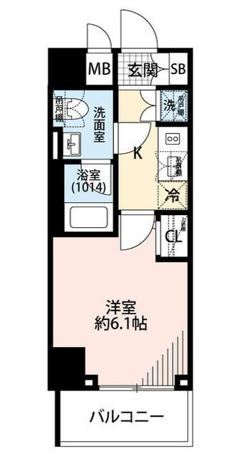 プレール・ドゥーク銀座ＥＡＳＴⅡの間取り|間取りです。