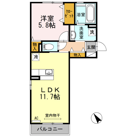 エスポワール・Kの間取り
