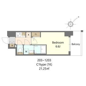 S-RESIDENCE上新庄beatの間取り