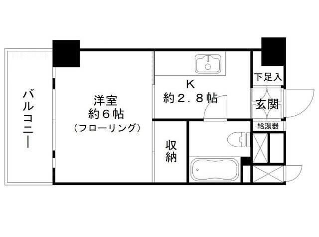 東陽町ハイホームＢ棟の間取り|間取りです。