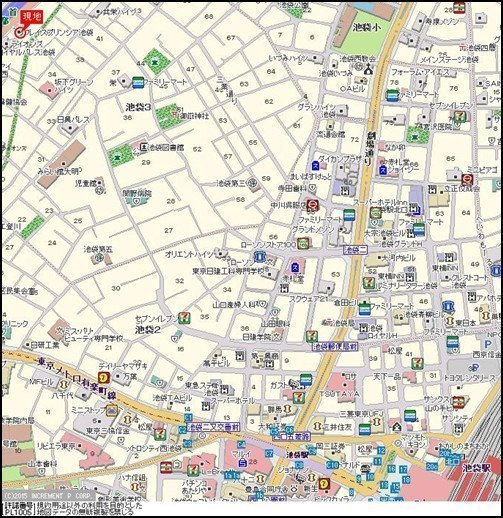 クレイス・プリンシア池袋の地図