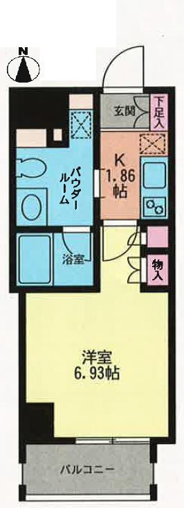 プライムアーバン学芸大学Ⅱの間取り