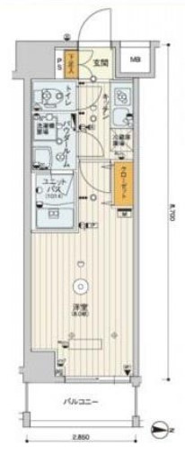 スカイコートパレス一橋学園の間取り