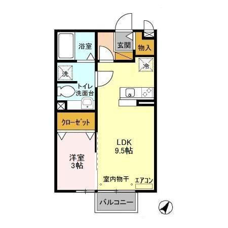 ルクリアの間取り