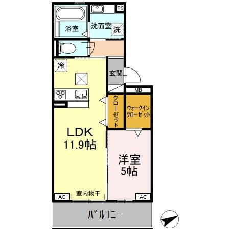 カーサ フェリーチェＥの間取り