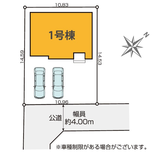 KISさいたま市大宮区三橋　33期　新築戸建て　KEIAI TERRACE　01の区画図|1号棟