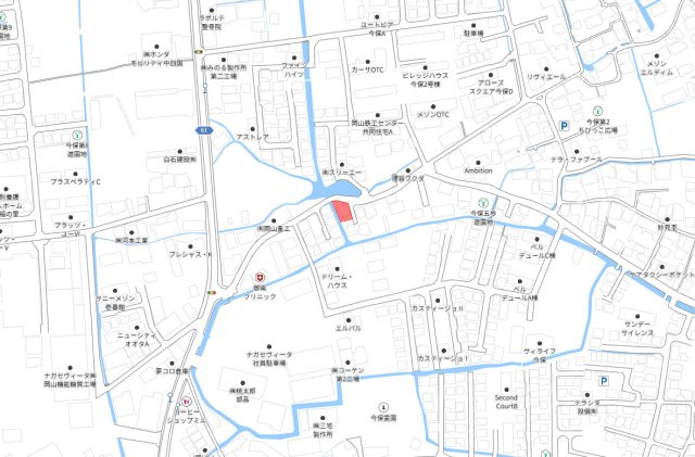 北区今保　1区画の地図