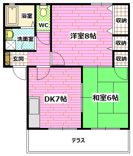 パストラルの間取り