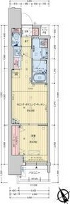 コンフォリア西天満の間取り