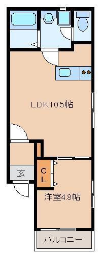 リテラ博多イーストⅢの間取り