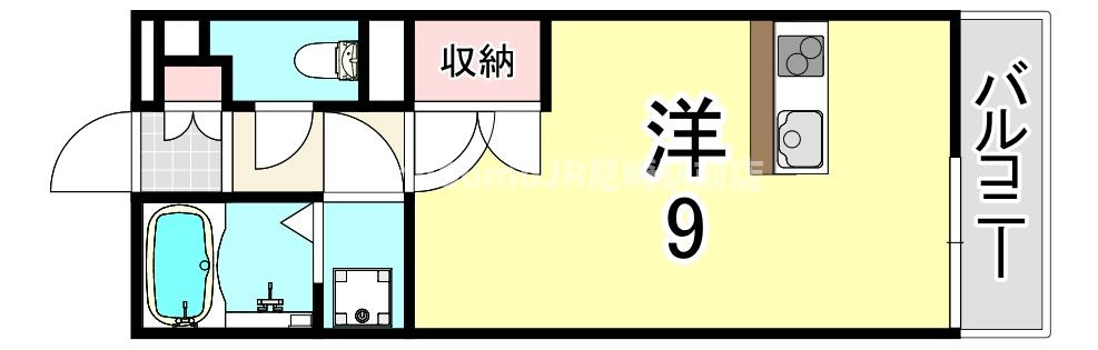 ミランダ浪華Ⅴの間取り