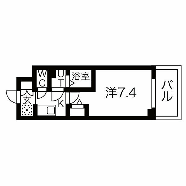 ファステート難波デラックスの間取り