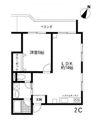 シャルマン花隈の間取り