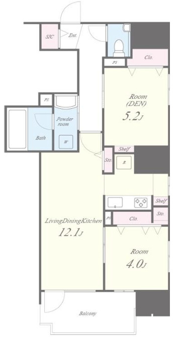 JASPER御堂筋本町の間取り