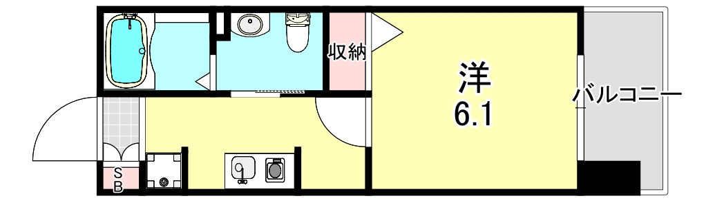 ロイヤル神戸三宮の間取り