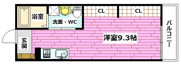 ソシエテ海田・畝の間取り