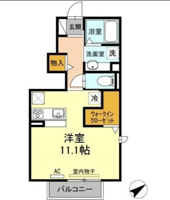 ウッドインの間取り