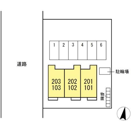 ウェストボヌールの区画図