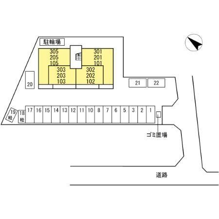 ハコマルシェの区画図