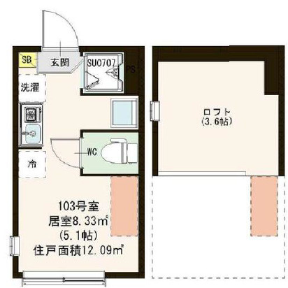 CozyHouse南阿佐ヶ谷 (コージーハウス南阿佐ヶ谷)の間取り
