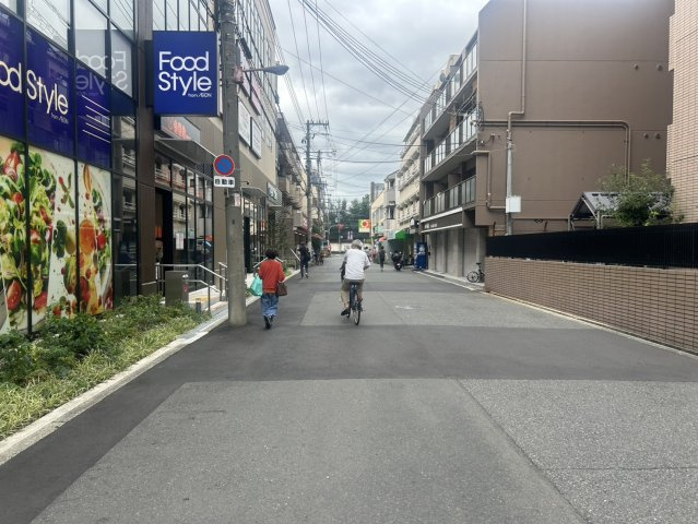 住吉区我孫子東2丁目土地の前面道路含む現地写真