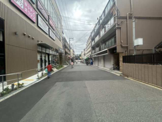 住吉区我孫子東2丁目土地の前面道路含む現地写真