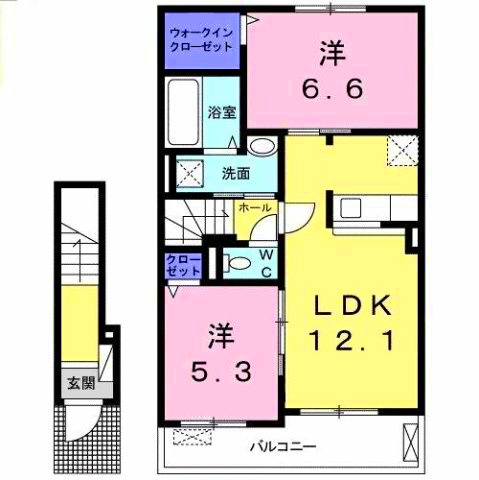 スイートピーの間取り