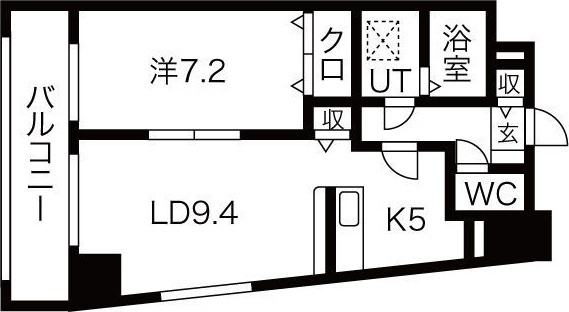 リジェールロワイヤルの間取り
