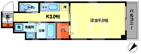 ダイワシティー福島の間取り|ダイワシティー福島　間取り