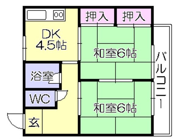 レイクヒルＹ’ｓの間取り
