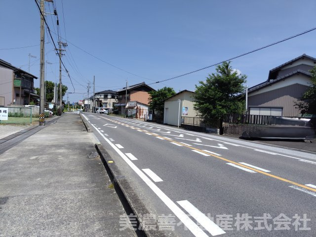 ６５０５４　一宮市島村土地の前面道路含む現地写真