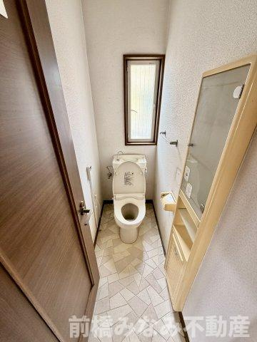 【中古】高崎市上豊岡町　５Kのトイレ|トイレもきれいです
