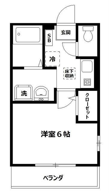 コウジィーコートⅠの間取り