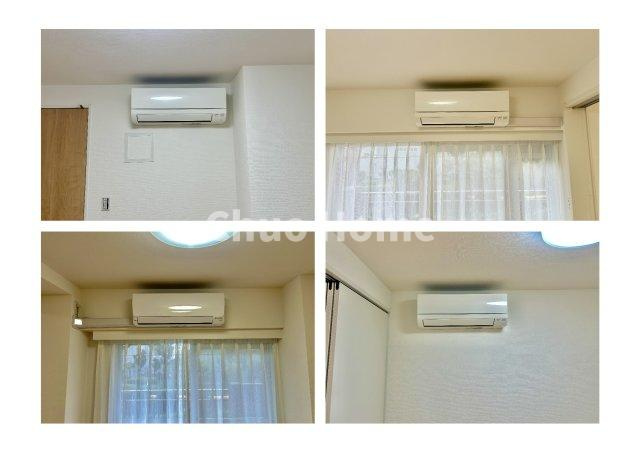 シャンボール南砂の冷暖房・空調設備|エアコン新規新設4台