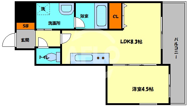 プレジオ都島の間取り|プレジオ都島　間取り