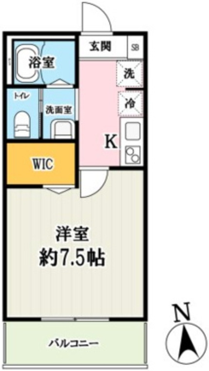 キャメル所沢青葉台の間取り