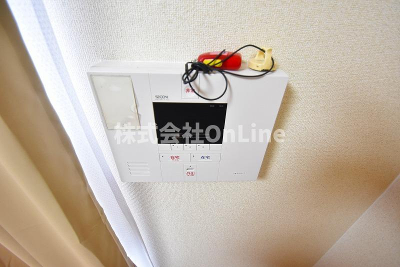 八尾市水越１丁目のアパートのセキュリティ