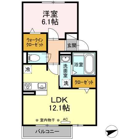 ガーネット雅の間取り